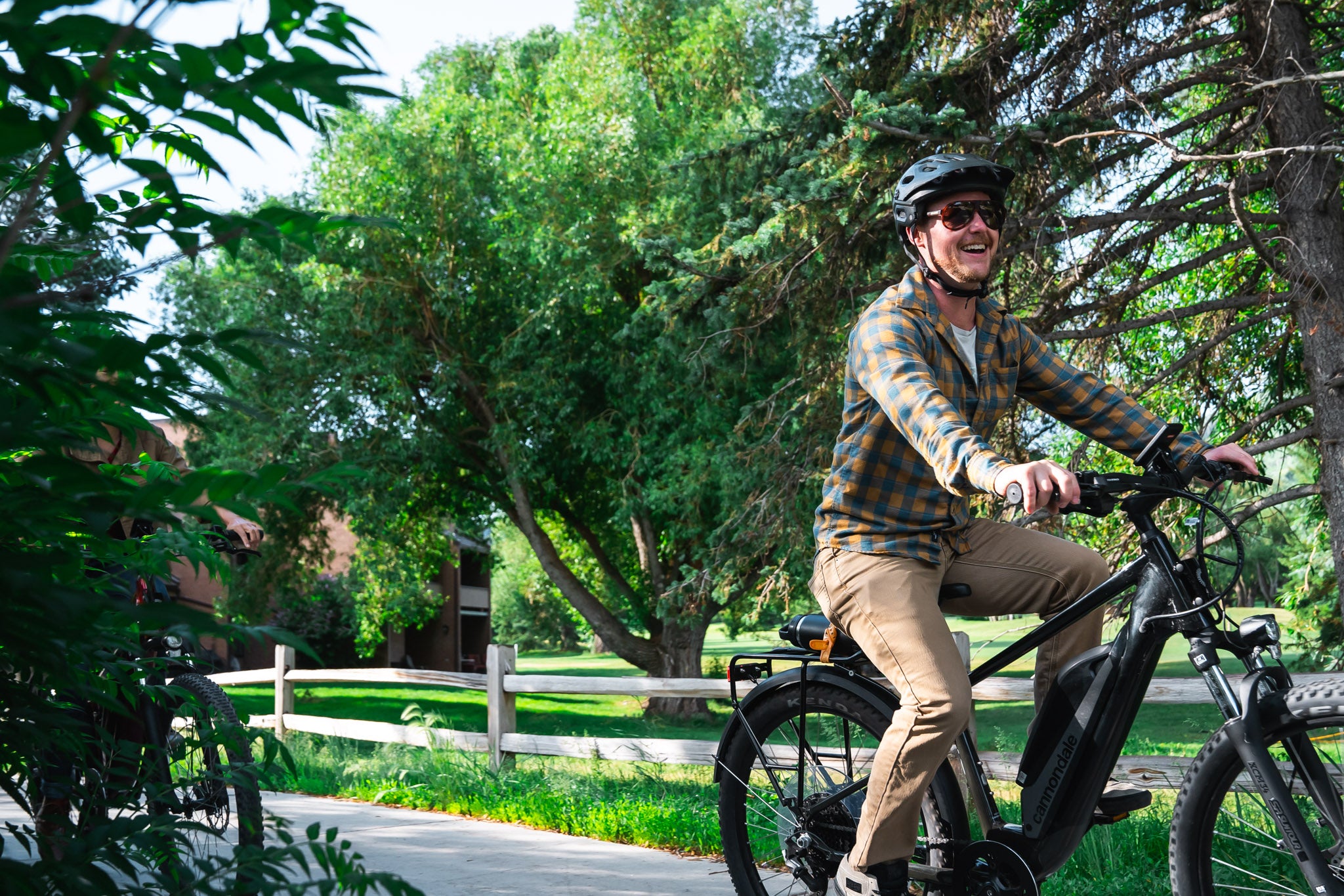 Poison Creek Trail on Skis on the Run Rental Bike