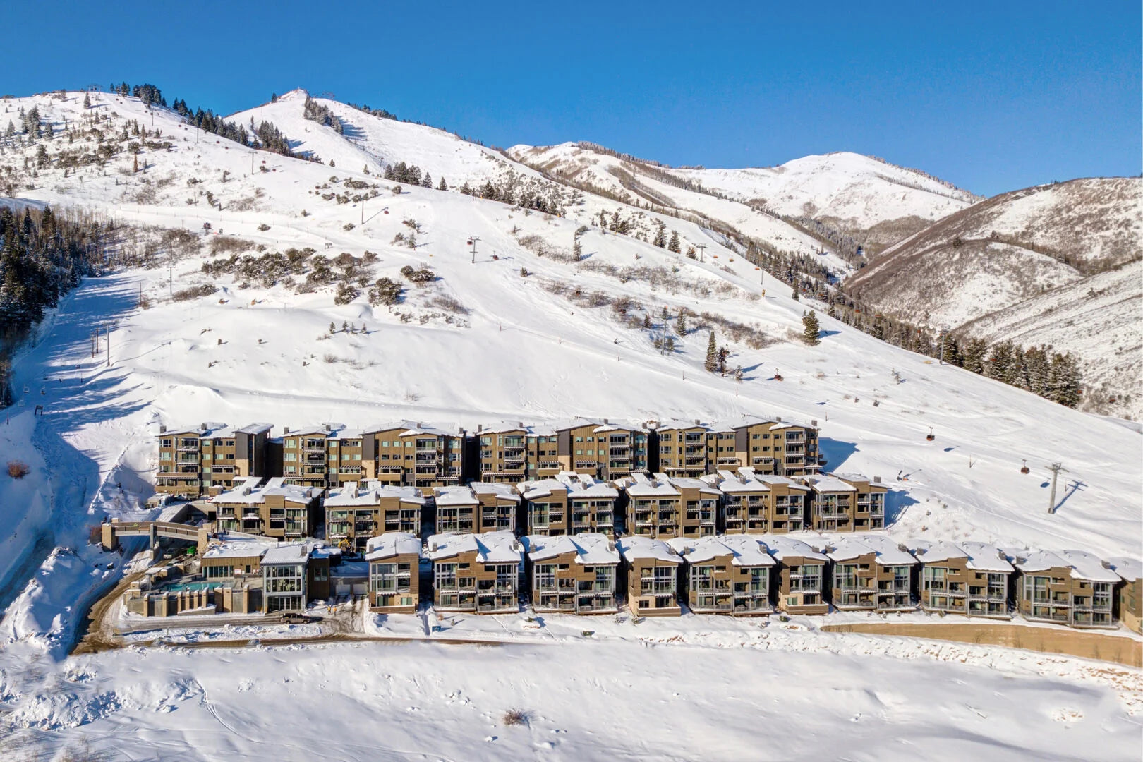 Skis on the Run at Apex Residences