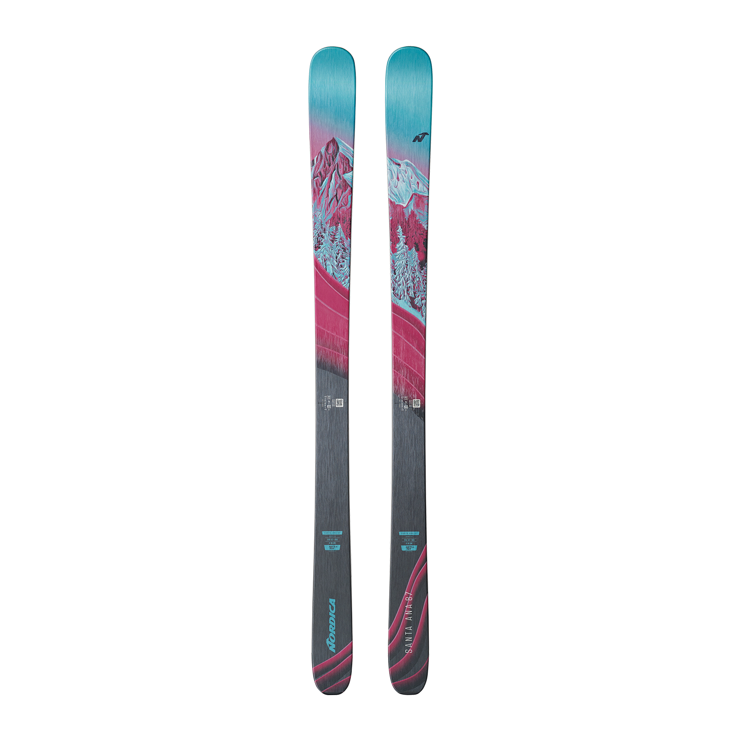 Skis on the Run rents Nordica Santa Ana 87 skis in Park City and Deer Valley.